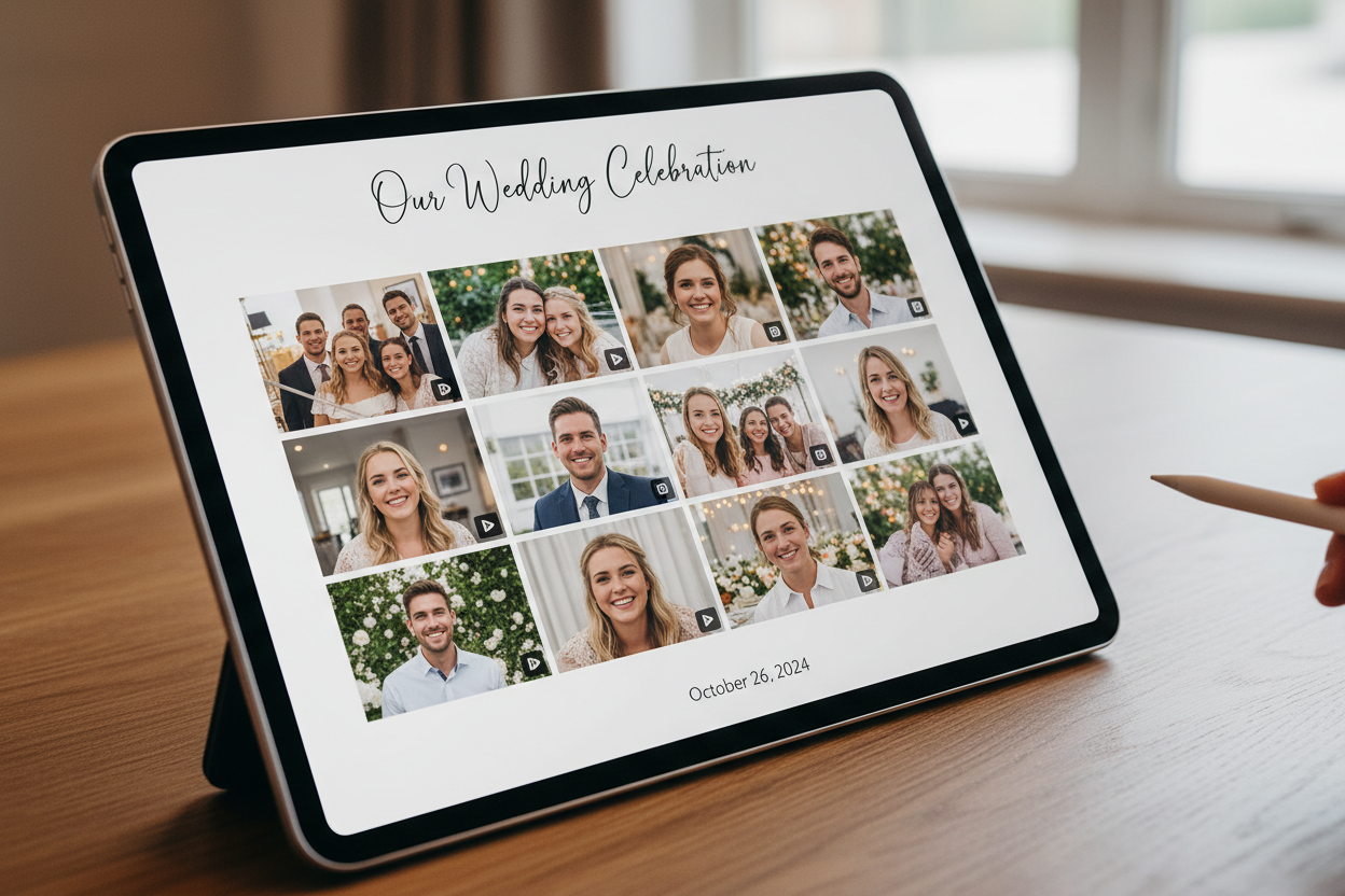 Compiled guestbook album